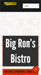 Mobile Screenshot of bigronsbistro.com