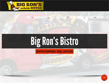 Tablet Screenshot of bigronsbistro.com